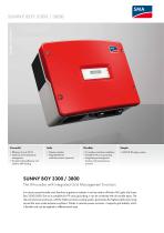 SUNNY BOY 3300 / 3800 - 1