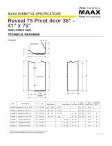 Reveal 75 Pivot door 38" - 41" x 75" - 2