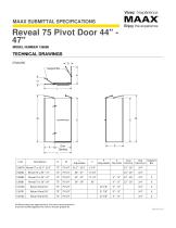 Reveal 75 Pivot Door 44" - 47" - 2