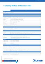 1-channel MPEG-4 Video Encoder - 2