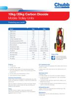 10kg / 20kg Carbon Dioxide Mobile Trolley Units - 1