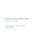 Chubb Security Pension Fund 