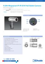 H.264 Megapixel IP IR D/N PoE Bullet Camera - 1