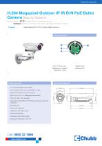 H.264 Megapixel Outdoor IP IR D/N PoE Bullet Camera - 1