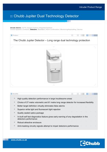 Jupiter Dual Technology Detector