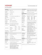 Datasheet HD3MWIH-3