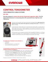 CONTROL TENSIOMETER