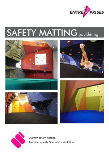 SAFETY MATTING bouldering