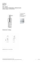 Soap dispenser freestanding - polished chrome - 1