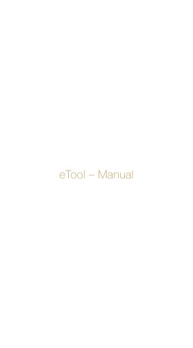 e tool Manual