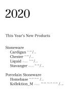CATALOGUE 2020-3