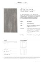 African Mahogany Weathered Silvergrey - 1