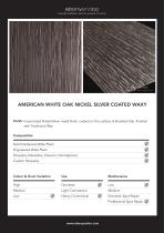 AMERICAN WHITE OAK NICKEL SILVER COATED WAXY - 1