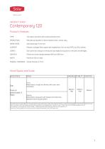 PRODUCT SHEET Contemporary 120 - 1