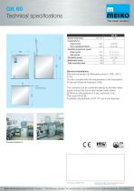 Catalogue Automatic lettuce and vegetable washing machine GK 60 - 8