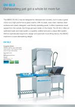 Catalogue Hood-type glass and-dishwashing machines Premium-line DV Series-2