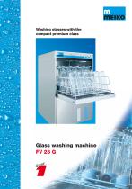 Catalogue Undercounter glass and dishwashing machines Premium-line FV 28 G - 1