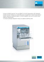 Catalogue Undercounter glass and dishwashing machines Premium-line FV 28 Gio - 3