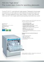 Catalogue Undercounter glass and dishwashing machines Premium-line FV 40.2 G - 2