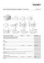 Starck 2 Toilet wall mounted for SensoWash® - 1