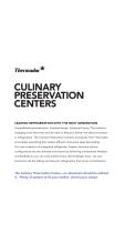 Culinary Preservation Centers Brochure - 3