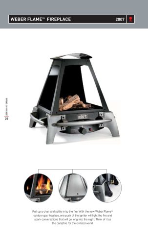 Weber Flame Fireplace 14871 1mg 