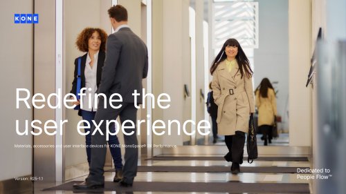 Redefine the user experience