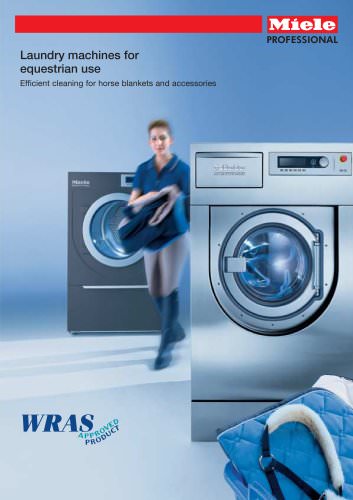 Laundry machines for equestrian use