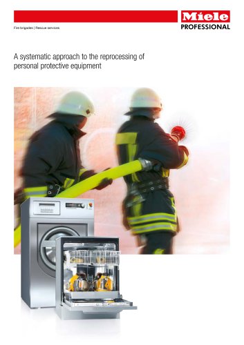 Reprocessing of personal protective equipment for rescue services