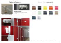 Washroom partition system cronus GL-4