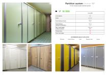 Washroom partition system cronus NR-2