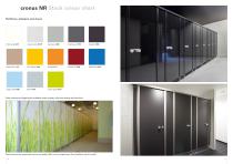 Washroom partition system cronus NR-6