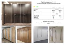 Washroom partition system NiUU-2