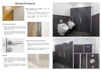 Washroom partition system NiUU-4