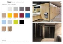 Washroom partition system NiUU-6