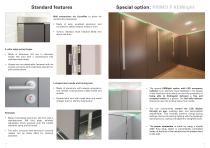 Washroom partition system PRIMO F-4