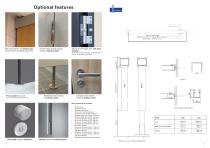 Washroom partition system PRIMO F-5