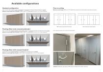 Washroom partition system variocell-3