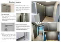 Washroom partition system variocell-4
