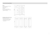 Locker systems glass VITRUM GS - 9