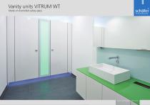 Vanity units glass VITRUM WT - 1