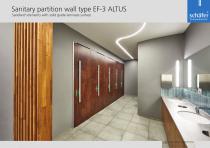 WC partition: room high EF-3 ALTUS - 1