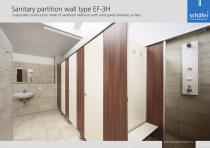 WC partition: Suspended construction EF-3H - 1