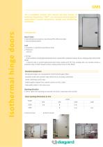 Hinged doors GMS-1