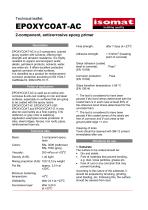 Technical Datasheet EPOXYCOAT-AC