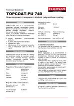 Technical Datasheet TOPCOAT-PU 740