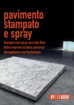 Stamped and spray concrete floor - 1