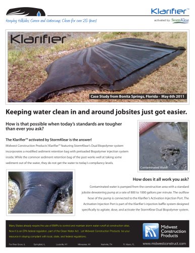 The Klarifier Brochure