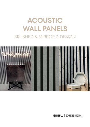 ACOUSTIC WALL PANELS