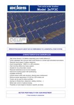 Two axis solar tracker Model 2e7F3C